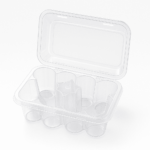 10 x 3ml Plastic vial storage container